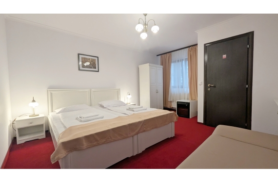 Triple room (No. 1), with two beds, pull-out sofa bed and private bathroom