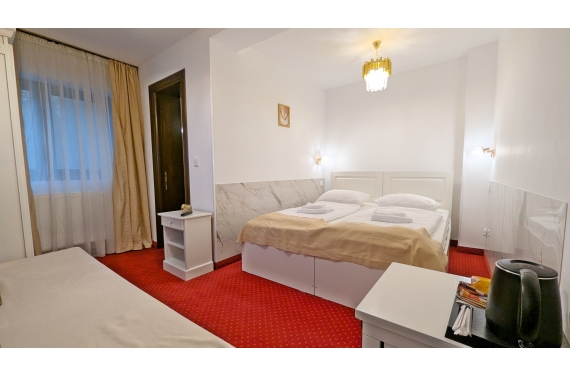 Double room (No. 2) with sofa bed and private bathroom